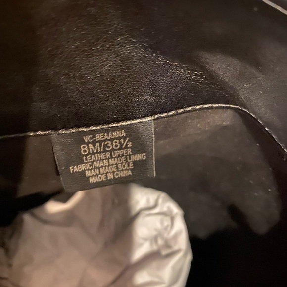 Vince Camuto boots never worn.  Size 8.  Black - Picture 3 of 8